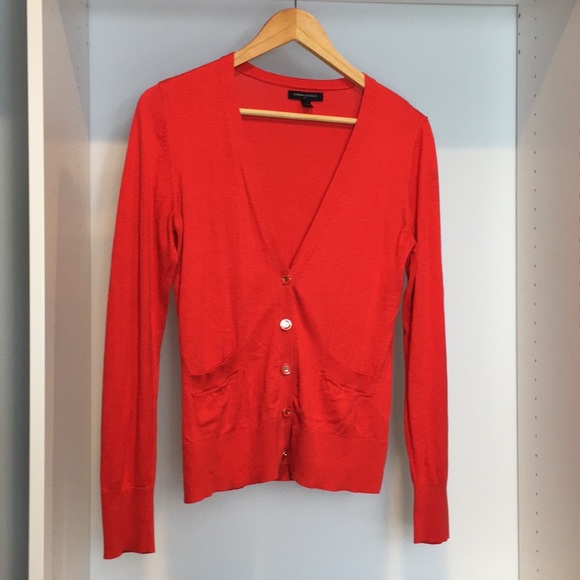 Banana Republic Women’s Cardigan, Medium, Orange Banana Republic Women’s Cardigan, Medium, Orange
